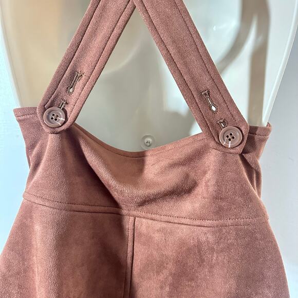JACK by BB DAKOTA faux suede jumper overall skirt Womans‎ XS retro - Picture 6 of 8